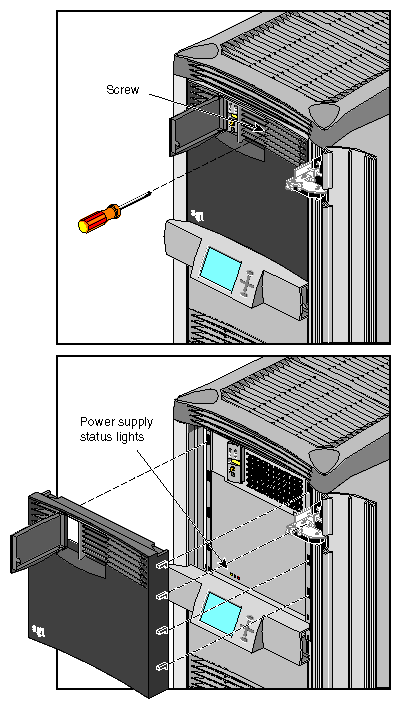 Figure 5-7 Removing a Graphics Module Facade