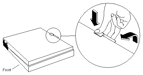 Figure 3-10 Removing the Top Cover From the Challenge S Server