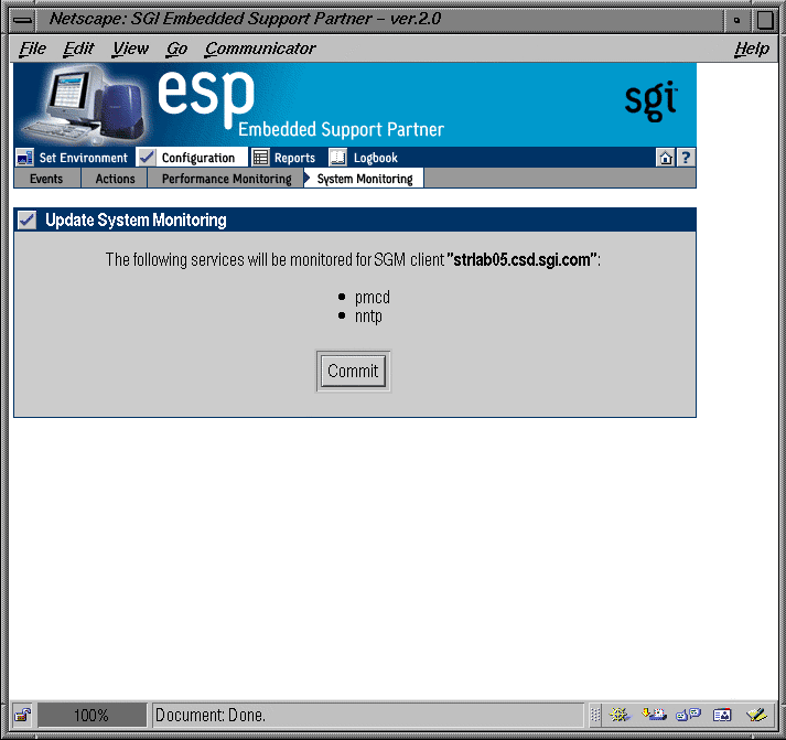 Figure 4-43 System Monitoring Change Verification Screen (Single System Manager Mode)