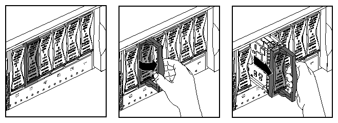 Figure 3-4 Removing a 3.5-Inch Disk, Rackmountable Enclosure 