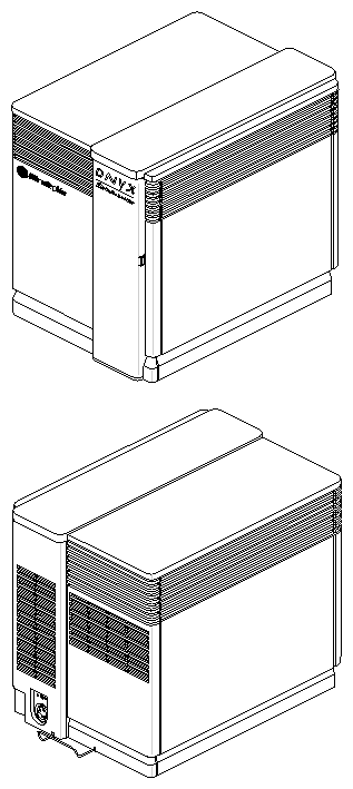 Figure 2-1 Chassis Front and Rear Views