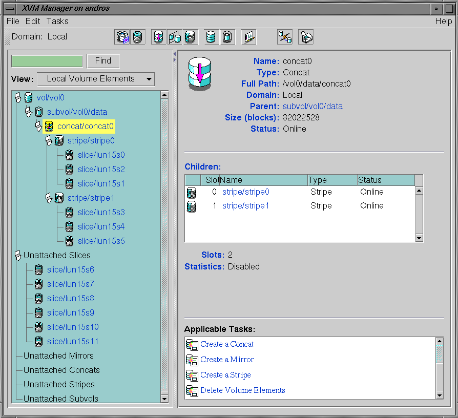 XVM Manager GUI Window with Item Selected