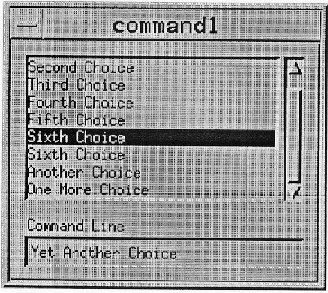 Figure 9-5 
A CommandBox