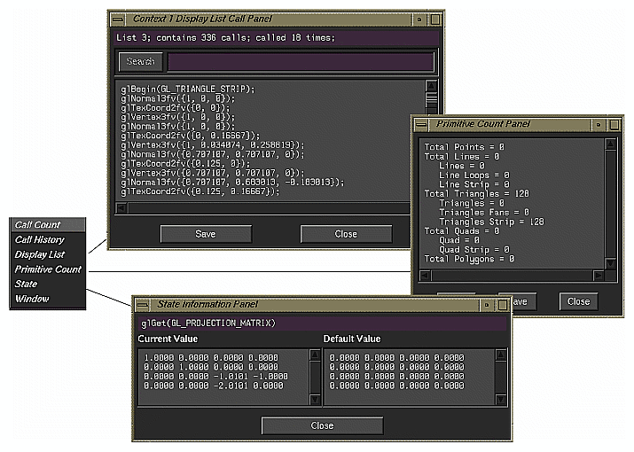 Figure 12-6 Information Menu Commands (Second Screen)