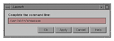 Figure 2-12 Launch Dialog Box