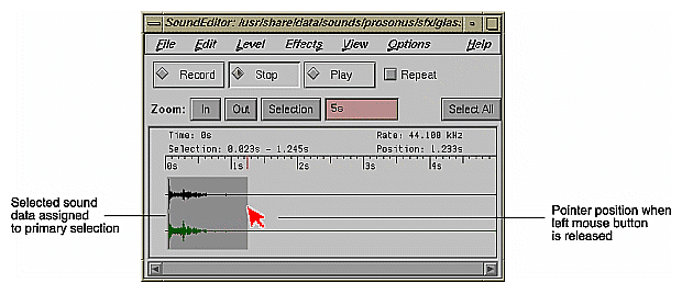 Figure 5-2 Primary Selection Example 