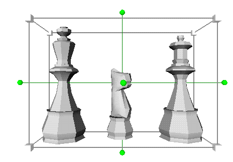 Figure 14-4 Grouped Collection of Objects With Manipulator.