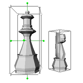 Figure 14-3 Selection Feedback: Lead Object Has Manipulator. 