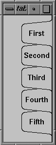 Figure 14-5 Vertical VkTabPanel Component