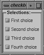 Figure 14-2 Sample Check Box