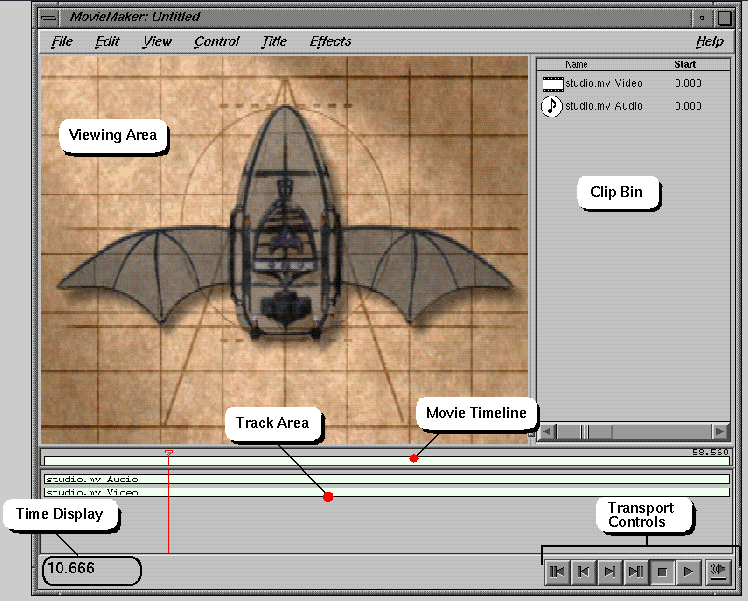 Figure 3-27 Movie Maker Interface Diagram