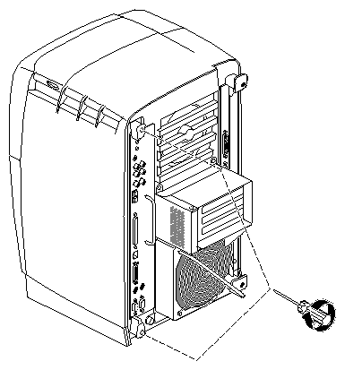 Figure 2-25 Replacing the System Module Screws