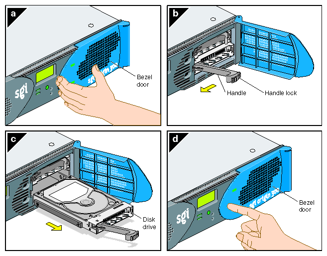 Removing a Disk Drive 