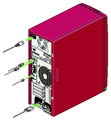 Connecting the System Cables