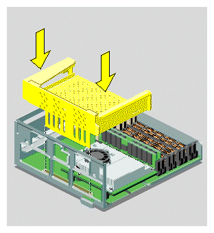 Replacing the R12000class PCI Tray in the System Module