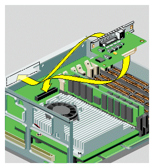 Positioning the Option Board