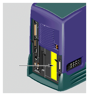 Locating the Optional Drive Bay
