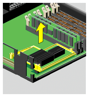 Removing the RM7000class CPU Module 