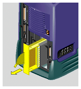 Sliding the Second Hard Drive out of the Chassis