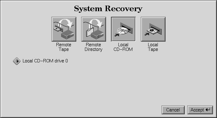 System Recovery Menu