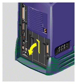 Releasing the Optional Drive Module