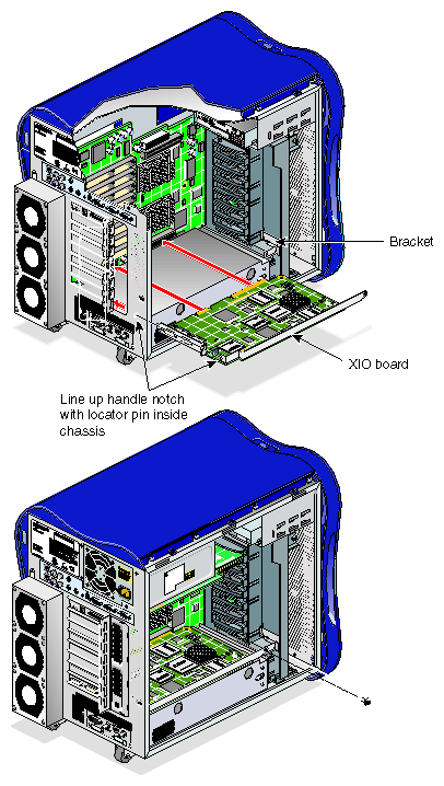 Installing an XIO Board