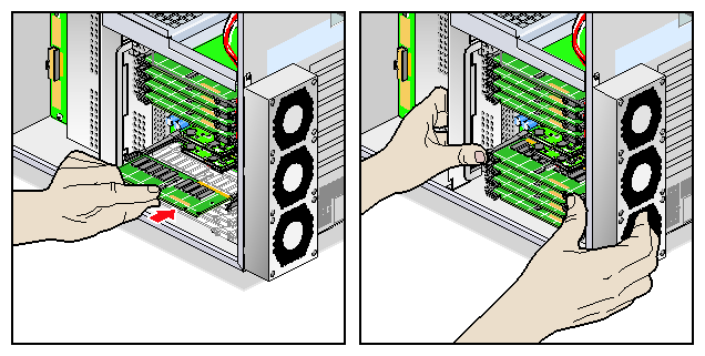 Installing a DIMM