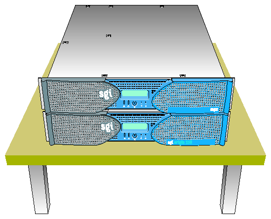 System with One Base Compute Module and One MPX Module