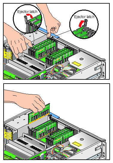 Removing a DIMM