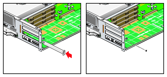 Placing a Blanking Plate