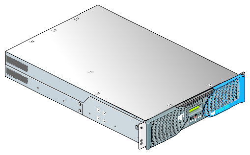 Front and Side Views of a Compute Module