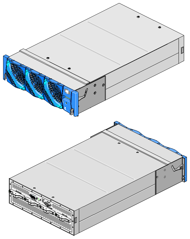 Front and Rear Views of C-brick