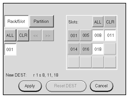 Targeting Multiple Bricks in a Rack