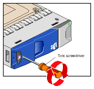 Locking the Drive Carrier Module