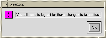 Log Out Dialog Box