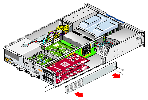 Removing the PCI/PCI-X Support Bracket