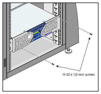 Securing the Brick to the Rack