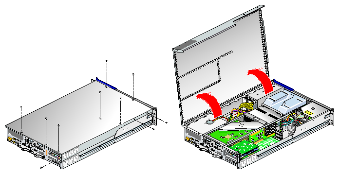 Removing the Enclosure Cover