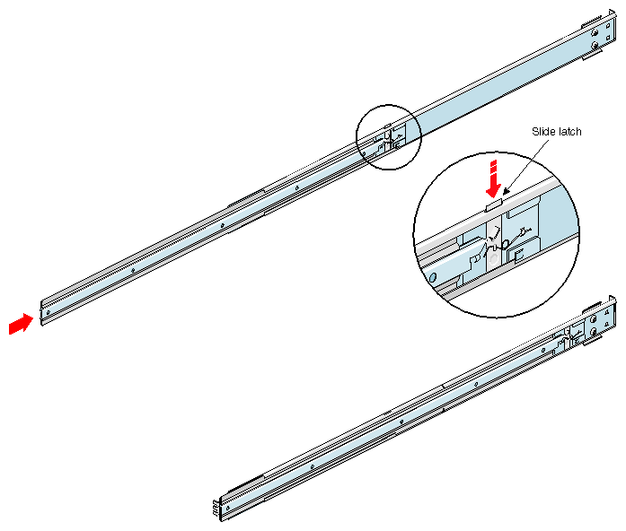 Releasing the Slide Latches