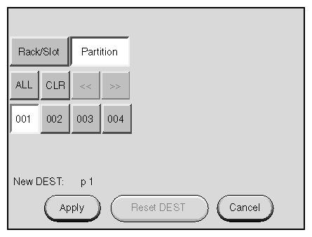 Selecting Individual Partition